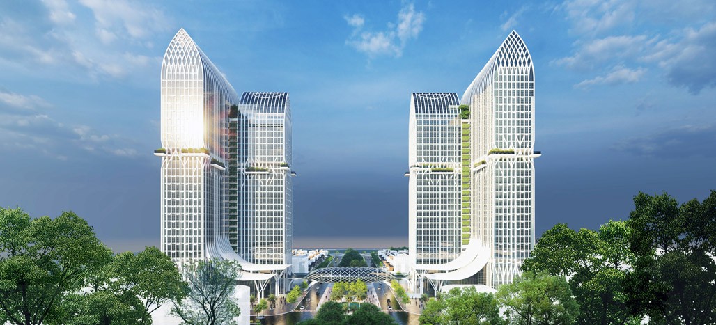 Dự án The Terra - Bắc Giang được ví như biểu tượng kiến trúc, du lịch mới của thành phố Bắc Giang.