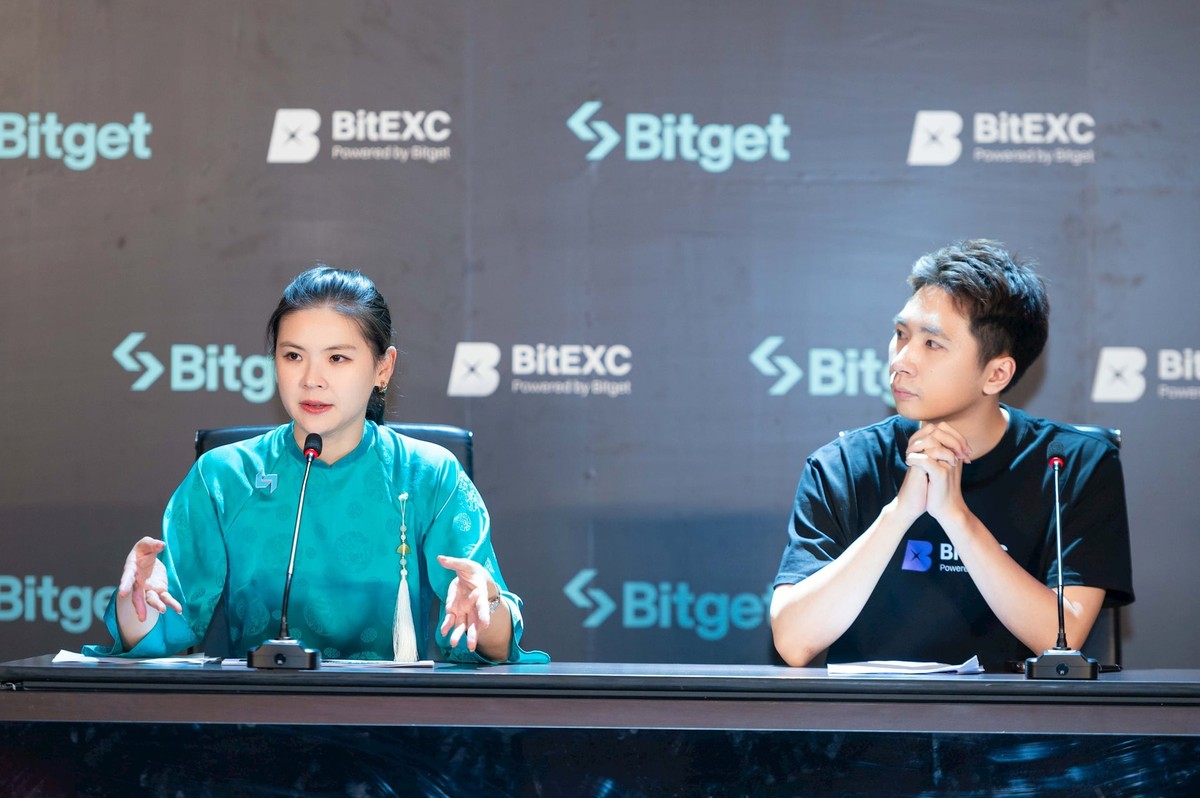 Bà Gracy Chen, Giám đốc điều hành tại Bitget và BitEXC tại sự kiện