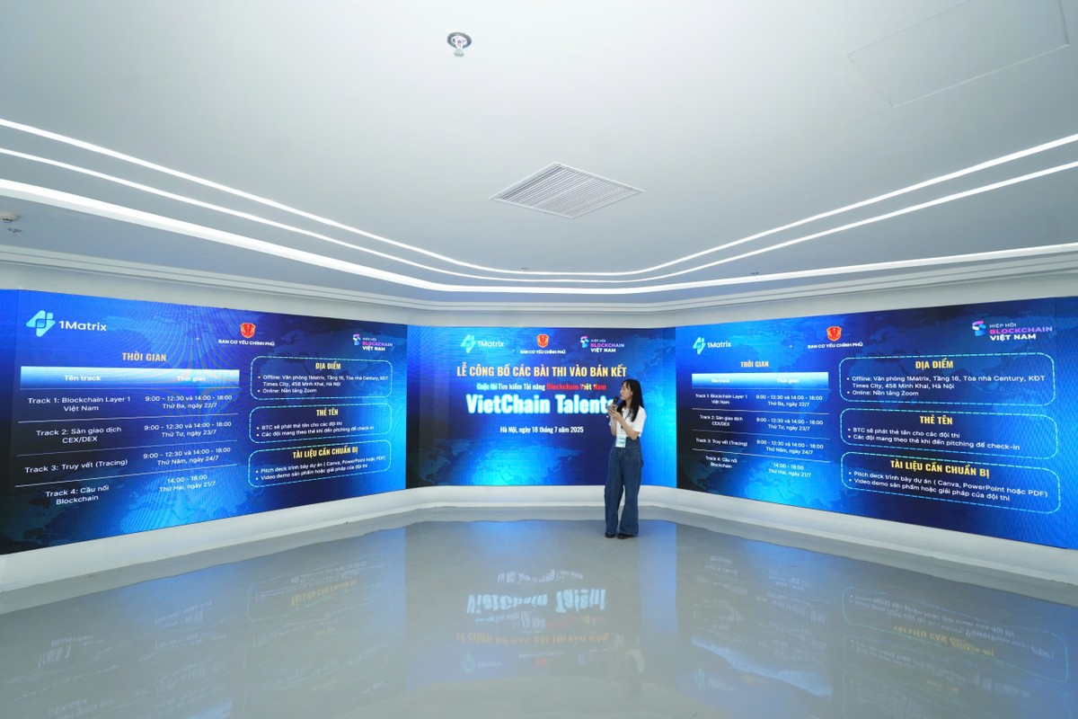 Ban tổ chức đã công bố 51 bài thi được lựa chọn vào bán kết cuộc thi VietChain Talents.