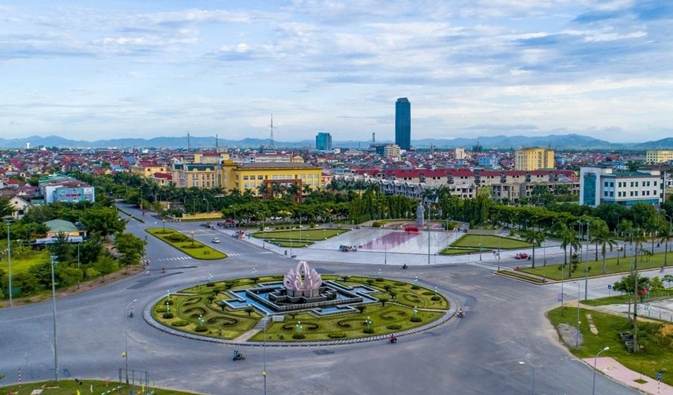 Một góc TP. Hà Tĩnh - Ảnh Mai Thanh Hải