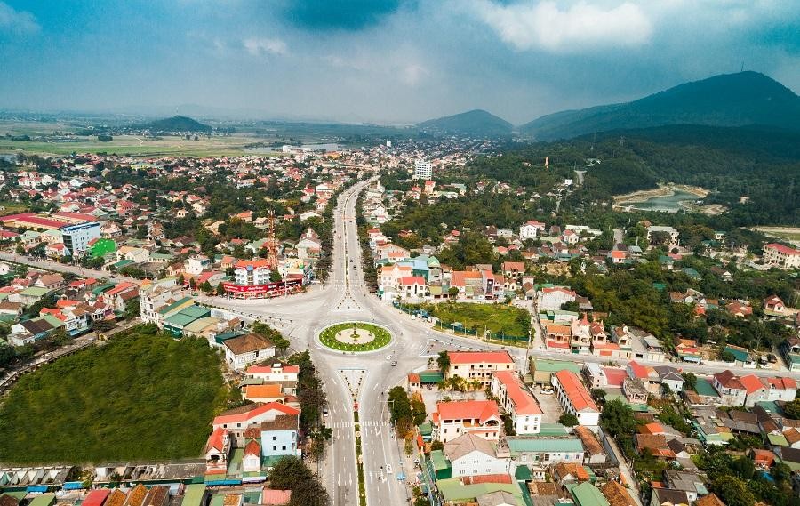 Một góc TX Hồng Lĩnh. Ảnh: Cổng Thông tin điện tử TX Hồng Lĩnh