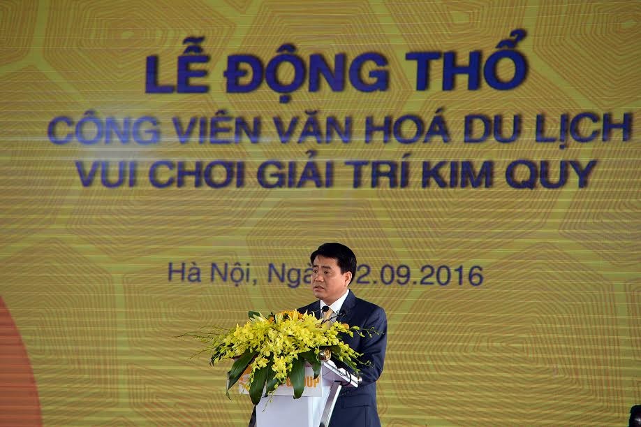 Động thổ Dự án Công viên Kim Quy tại Hà Nội ảnh 5