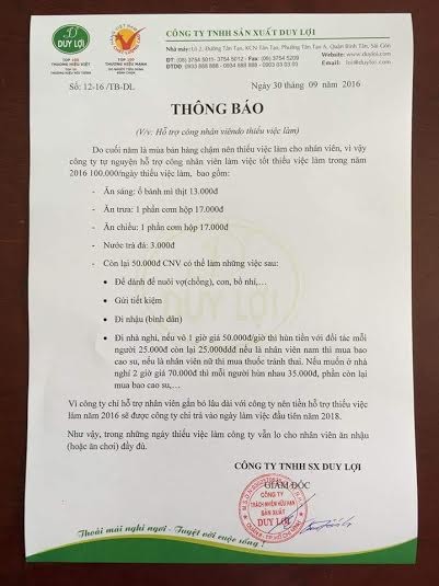 Văn bản của đại gia võng xếp Duy Lợi đang được chia sẻ trên mạng Trang Chủ KL99Com Số 1 Link Đăng Ký KL999