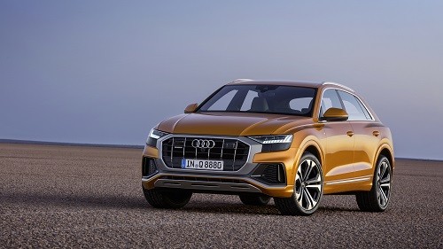 Audi Q8, một trong nhiều SUV hạng sang ra mắt trong 2018. Ảnh: Carscoops.
