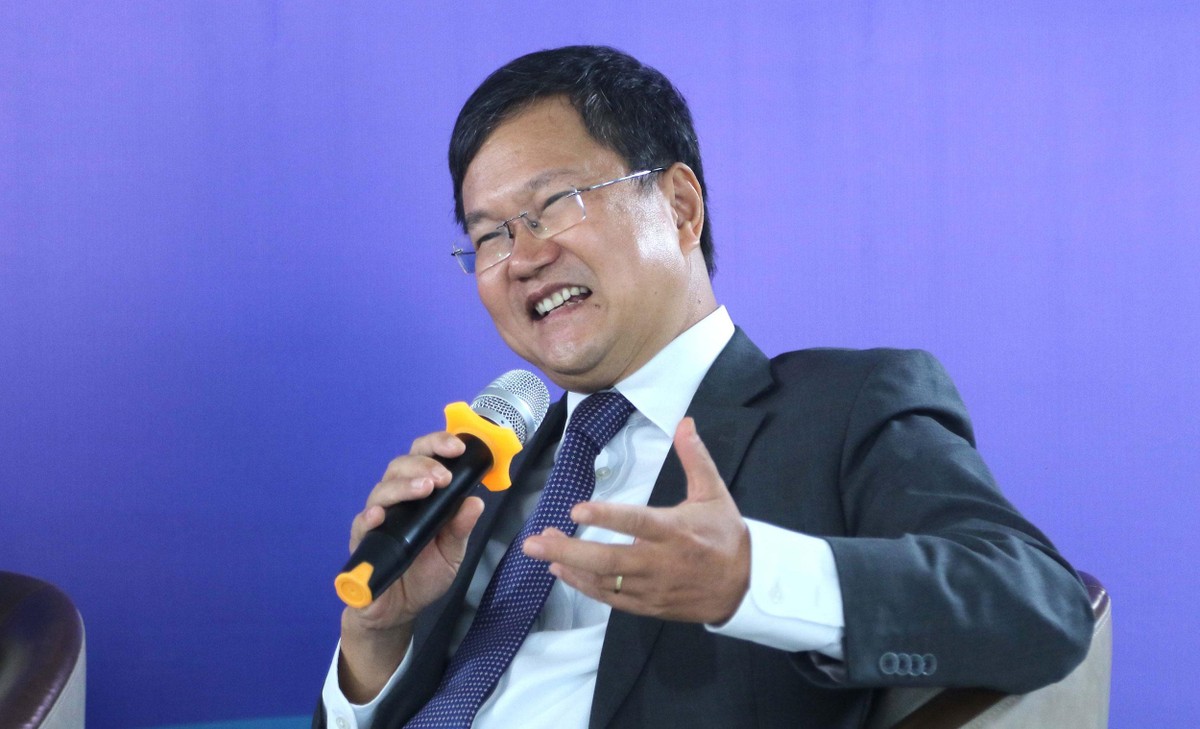 Ông Nguyễn Công Ái trao đổi tại Hội thảo. Ảnh: Lê Toàn Ông Nguyễn Công Ái trao đổi tại Hội thảo. Ảnh: Lê Toàn