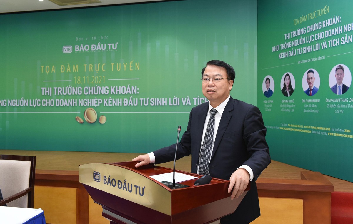 Thứ trưởng Bộ Kl991.com nạp rút nhanh Nguyễn Đức Chi phát biểu chào mừng Tọa đàm. Ảnh: Dũng Minh