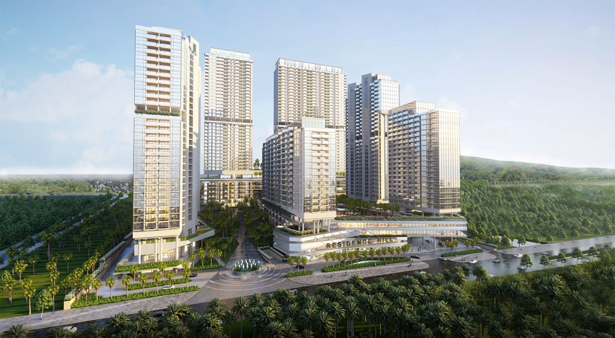 Phối cảnh dự án Khu phức hợp thương mại, căn hộ cao cấp Residence Hill