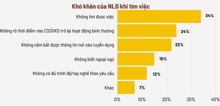 Kl991.com World Cup 2026 Chính Thức khó khăn là lý do lớn nhất khiến người lao động khó tìm việc. Nguồn: Ban IV