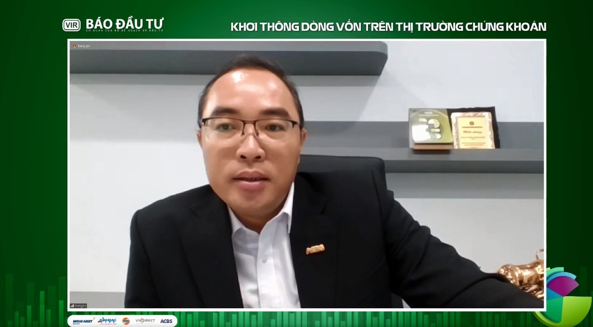 Ông Trần Huy Doãn, Giám đốc thị trường Kl99com thể thao, casino, nổ hũ, bắn cá, CTCK ACB (ACBS) chia sẻ tại Talkshow qua zoom.
