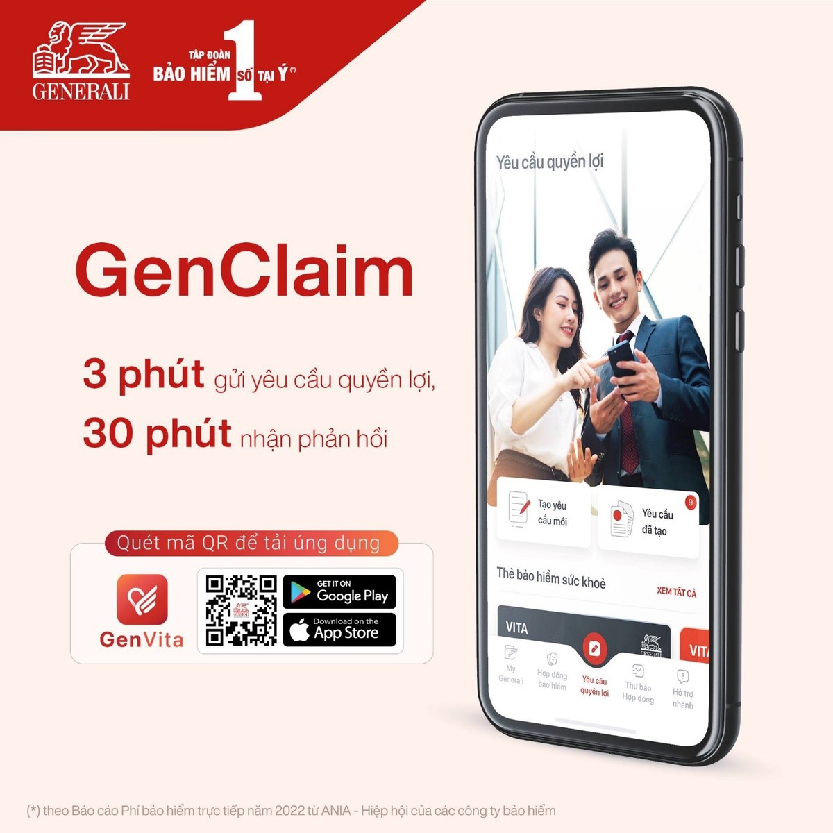 Generali áp dụng chi trả quyền lợi Kl99kl phiên bản hoạt động nhanh chóng và hoàn toàn "không giấy"