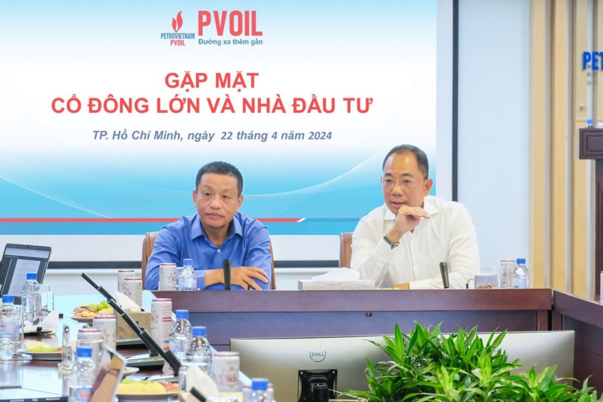 Ông Cao Hoài Dương – Chủ tịch HĐQT (bên phải) và ông Đoàn Văn Nhuộm – Tổng Giám đốc PVOIL (bên trái) giải đáp các nội dung Trang Chủ KL99Com Số 1 Link Đăng Ký KL999, nhà Kl99ok phiên bản mới quan tâm