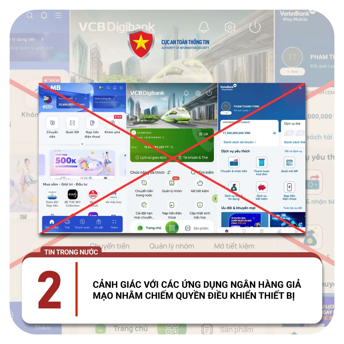 Cảnh báo của Cục An toàn thông tin