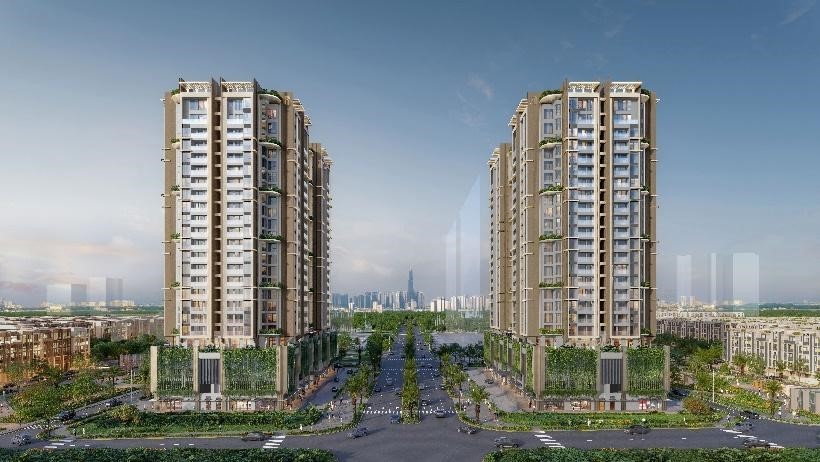 Masteri Grand View mang đến phong cách kiến trúc khác biệt, đường nét hiện đại kết hợp cùng những đường cong mềm mại, mặt bằng đa giác phá cách, tạo nên không gian sống độc đáo