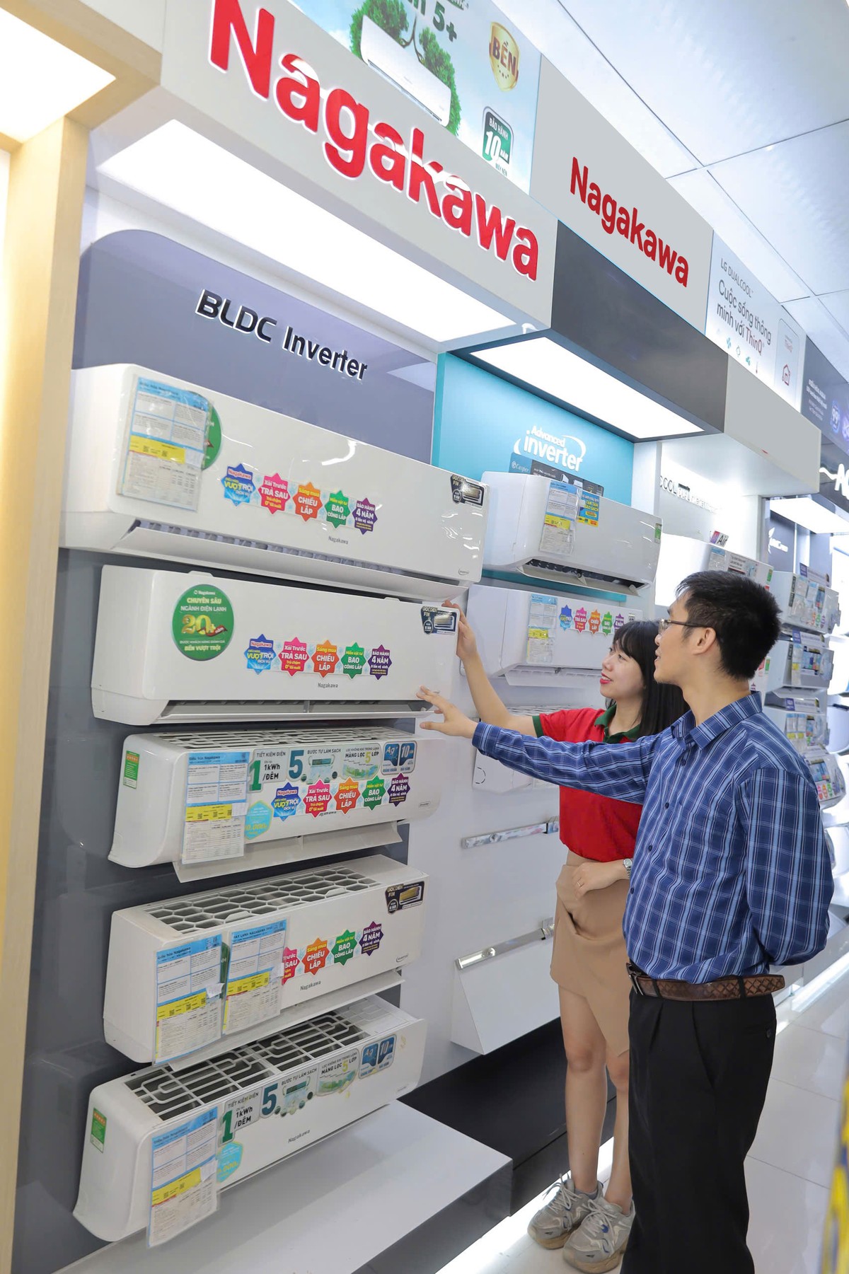 Điều hòa không khí - sản phẩm chủ lực của Nagakawa ghi nhận vị trí bán chạy Top 1 tại hệ thống Điện máy Xanh.