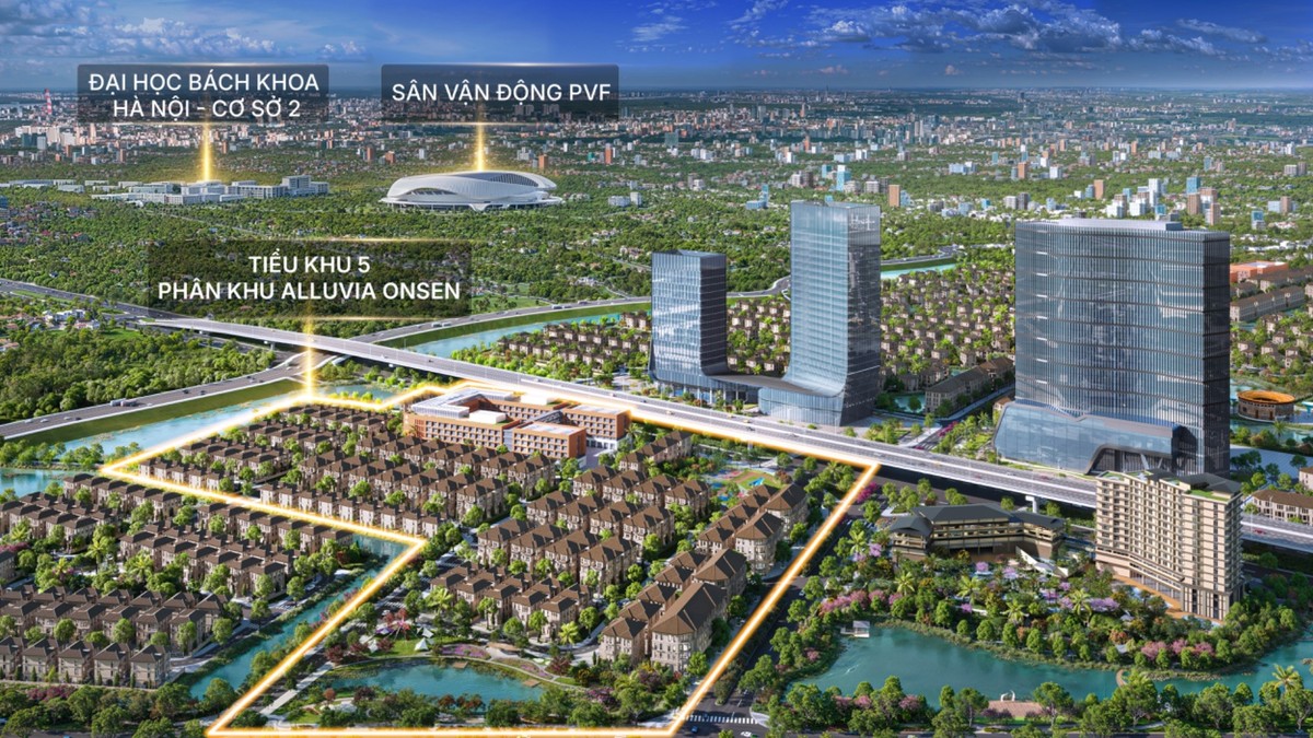 Cộng đồng cư dân tương lai tại Alluvia City tiếp cận tiện ích giáo dục, giải trí chất lượng Cộng đồng cư dân tương lai tại Alluvia City tiếp cận tiện ích giáo dục, giải trí chất lượng