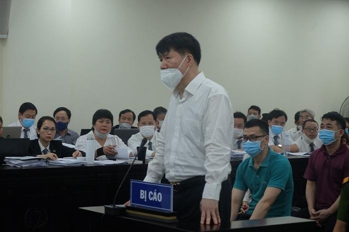 Bị cáo Trương Quốc Cường tại tòa.