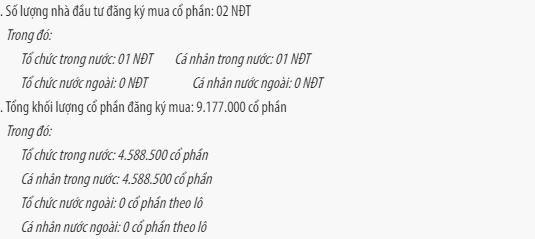 Kết quả đăng ký đấu giá KL99 là cổng game giải trí trực tuyến hàng đầu hiện nay CTCP Vĩnh Sơn