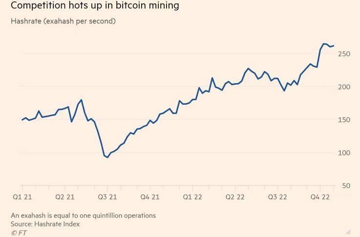 Tỷ lệ hashrate của Bitcoin