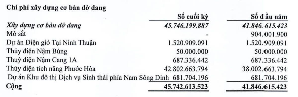 Trường Thành Group vẫn còn sở hữu dự án Thuỷ điện Nậm Búng
