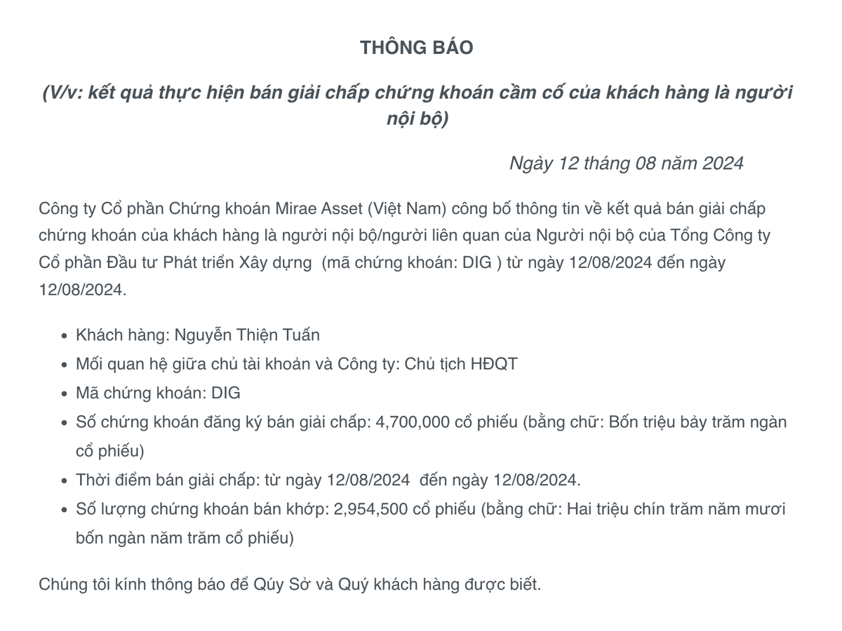 99Kl99 link đăng nhập Mirae Asset thông báo kết quả bán giải chấp KL99 là cổng game giải trí trực tuyến hàng đầu hiện nay DIG ngày 12/8