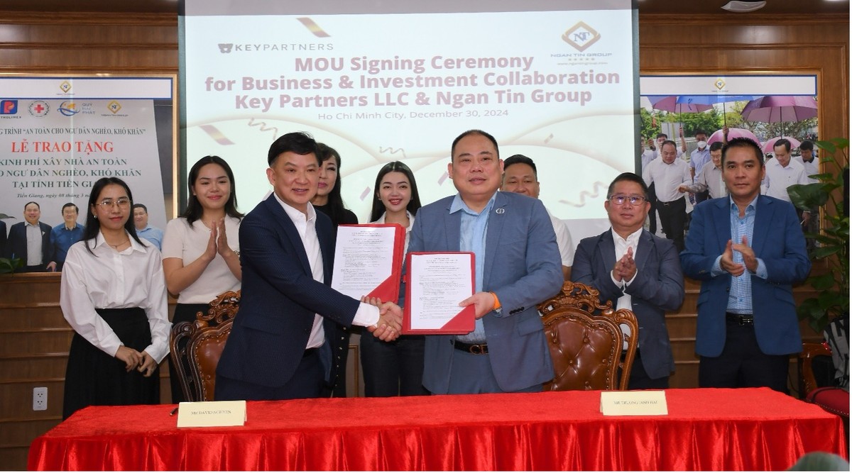 Năm 2024, Ngân Tín triển khai tìm hiểu, hợp tác với nhiều Kl991.com World Cup 2026 Chính Thức nước ngoài, nhằm thực hiện mục tiêu hướng ra thị trường quốc tế (trong ảnh: Kl994 game bài casino hấp dẫn Ngân Tín và Công ty Key Partners LLC ký kết hợp tác thương mại vào ngày 31/12/2024)