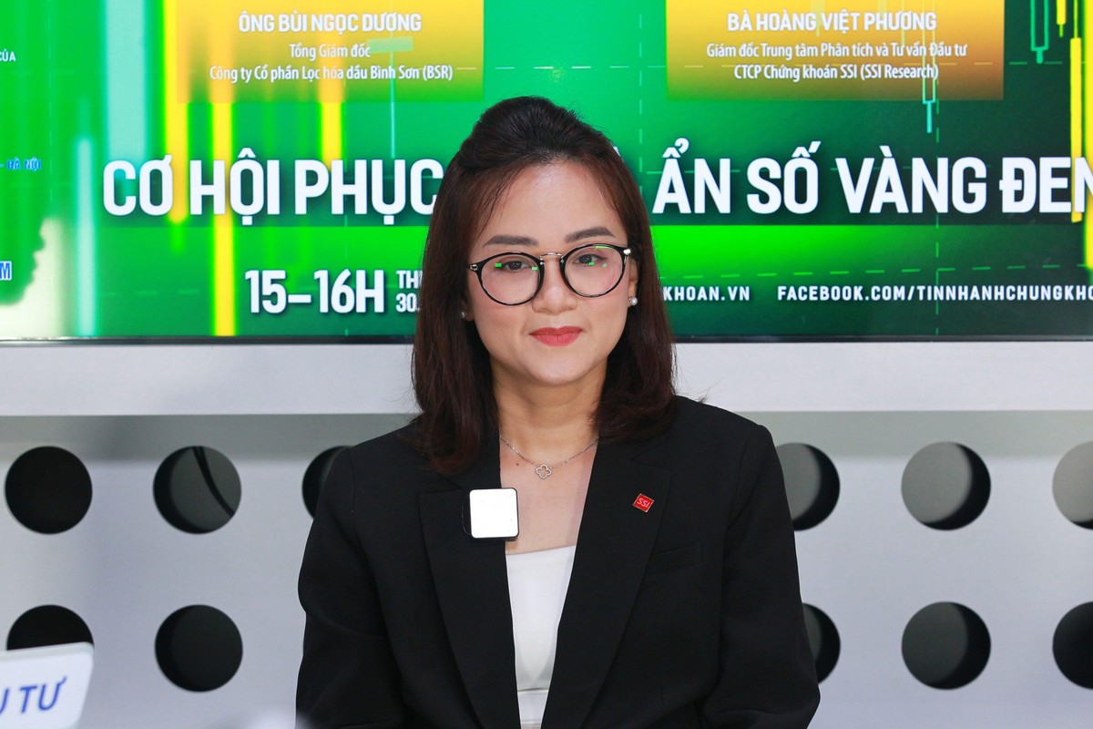 Bà Hoàng Việt Phương, Giám đốc Trung tâm Phân tích và tư vấn Kl99ok phiên bản mới CTCP 99Kl99 link đăng nhập SSI.