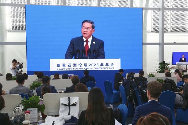 Thủ tướng Trung Quốc Lý Cường phát biểu tại Diễn đàn Bác Ngao 2023