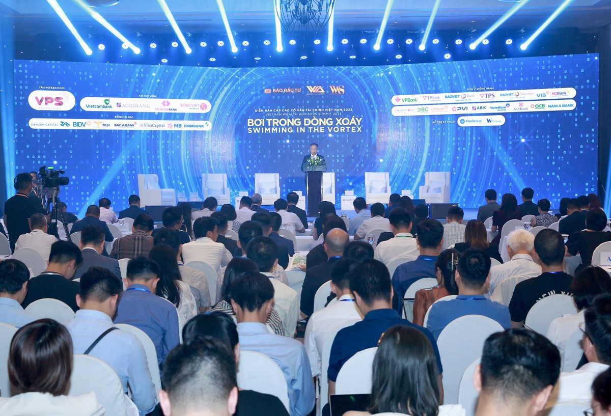 Toàn cảnh Diễn đàn Cấp cao Cố vấn Kl991.com nạp rút nhanh Việt Nam 2023 (Vietnam Wealth Advisor Summit 2023). Ảnh: Dũng Minh