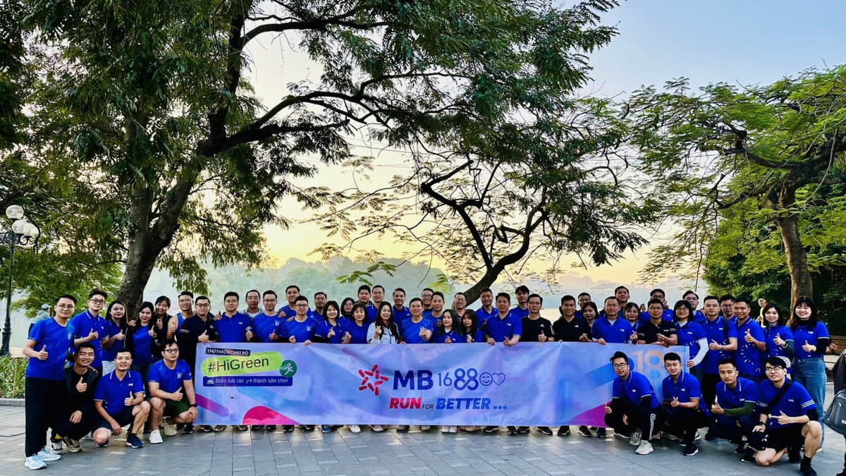 Cán bộ nhân viên MB tham gia thử thách chạy bộ HiGreen – Bình Minh Xanh –Chiến dịch Trách nhiệm Trang Chủ KL99Com Số 1 Link Đăng Ký KL999 Cộng hưởng do MB khởi xướng và tài trợ, nhằm truyền tải thông điệp sống bền vững, quan tâm tới môi trường và cộng đồng