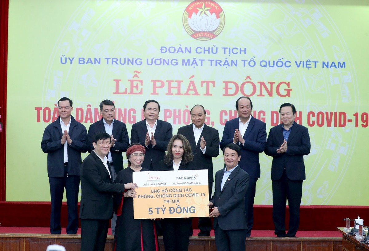BAC A BANK: Đóng góp 5 tỷ đồng ủng hộ phòng chống dịch Covid - 19  ảnh 1