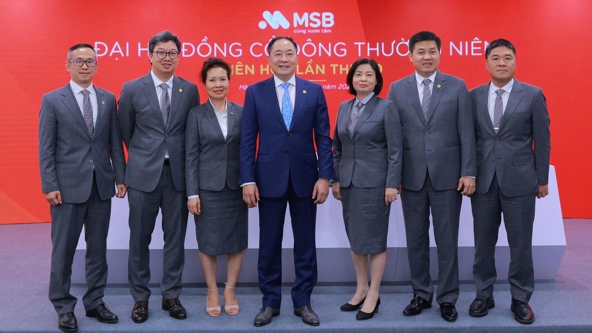 Thành viên Hội đồng quản trị MSB nhiệm kỳ mới 2022-2026