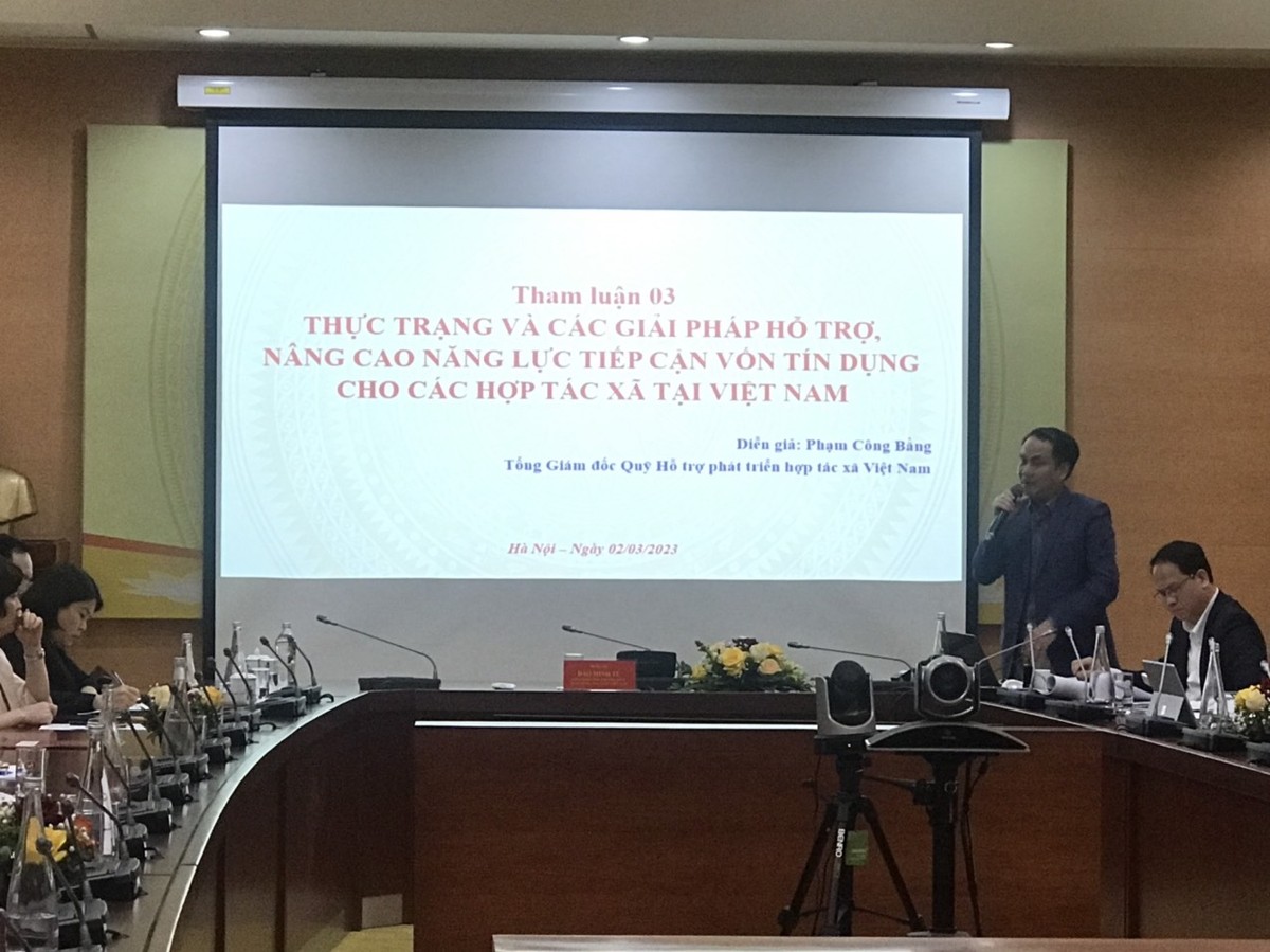 Ông Phạm Công Bằng, Tổng giám đốc Quỹ Hỗ trợ phát triển hợp tác xã Việt Nam Ông Phạm Công Bằng, Tổng giám đốc Quỹ Hỗ trợ phát triển hợp tác xã Việt Nam