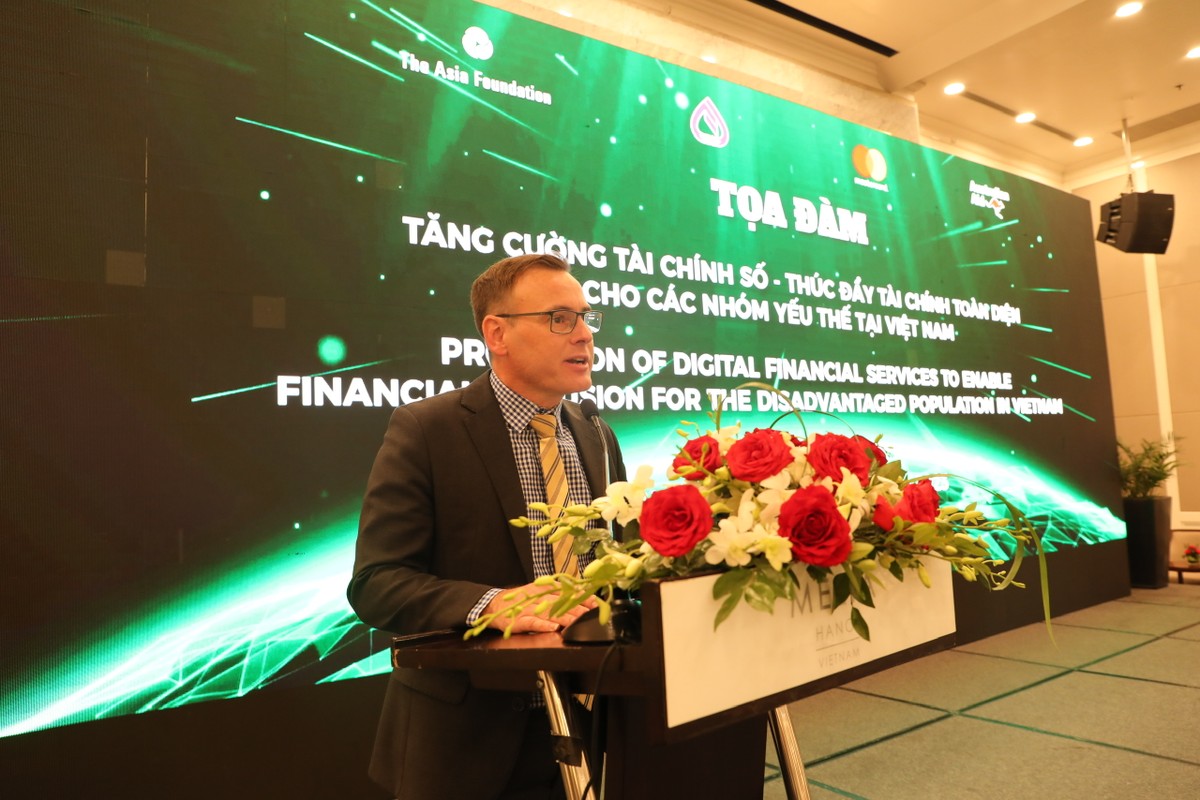 Ông David Gottlieb, tham tán Kl992 cổng game cá cược, Sứ quán Úc tại Việt Nam phát biểu tại sự kiện