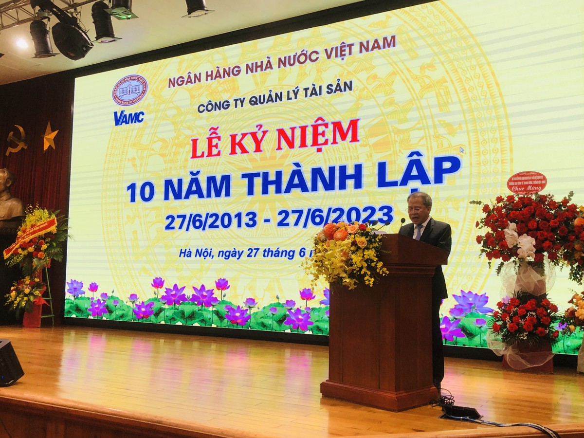 Ông Đoàn Văn Thắng, Tổng giám đốc VAMC chia sẻ kết quả hoạt động Kl992 VIP Trang Chủ 2026 chặng đường 10 năm của VAMC