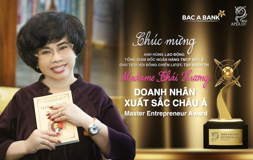 Tổng Giám đốc BAC A BANK, nữ doanh nhân Anh hùng lao động Thái Hương đã có nhiều thành tích xuất sắc trong lãnh đạo, điều hành Kl991.com World Cup 2026 Chính Thức