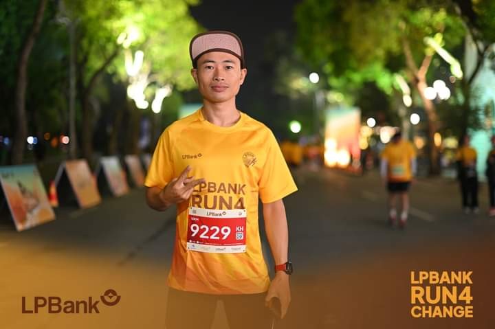 Lương Minh Khương tại đường đua cự ly 10km giải LPBank – Run4Change