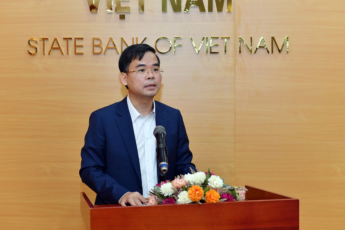 Ông Nguyễn Xuân Bắc, Phó Vụ trưởng Vụ Tín dụng các ngành Kl992 cổng game cá cược, NHNN phát biểu tại Hội nghị