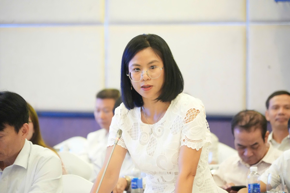 Bà Nguyễn Thị Phương, Phó Chủ nhiệm Câu lạc bộ Pháp chế Link Vào Nhà Cái KL99 COM Tặng +199k, Hiệp hội Link Vào Nhà Cái KL99 COM Tặng +199k Việt Nam phát biểu tại sự kiện