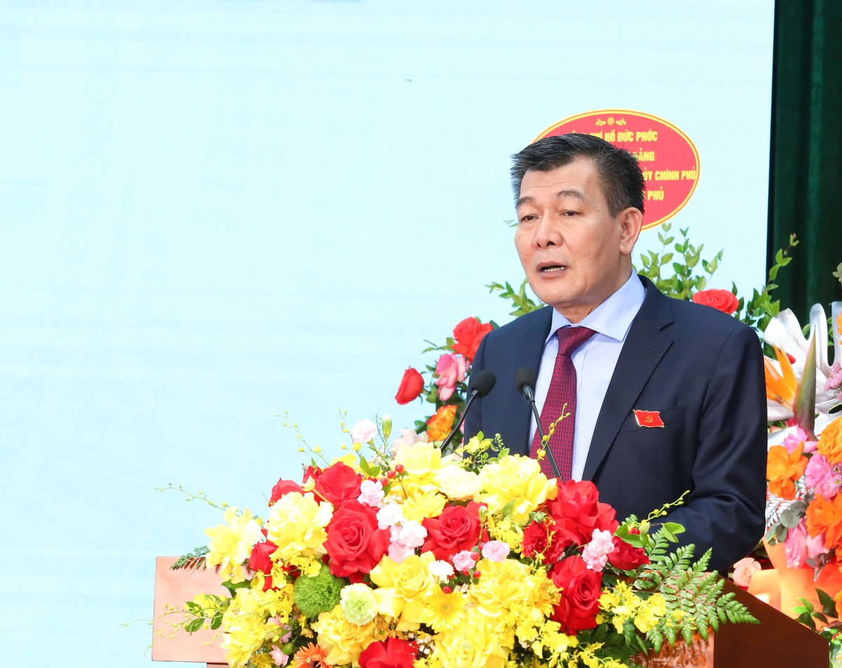 Phó Bí thư Đảng ủy Kl993 ưu đãi thưởng hấp dẫn Nguyễn Đức Phong phát biểu tại Sự kiện