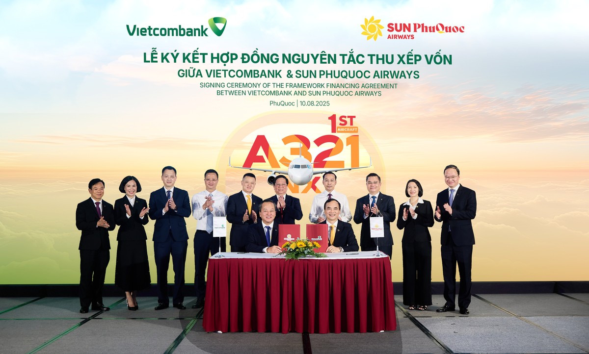 Vietcombank là Link Vào Nhà Cái KL99 COM Tặng +199k đầu mối thu xếp vốn tài trợ mua tàu bay cho Sun PhuQuoc Airways, chắp cánh đội bay tương lai