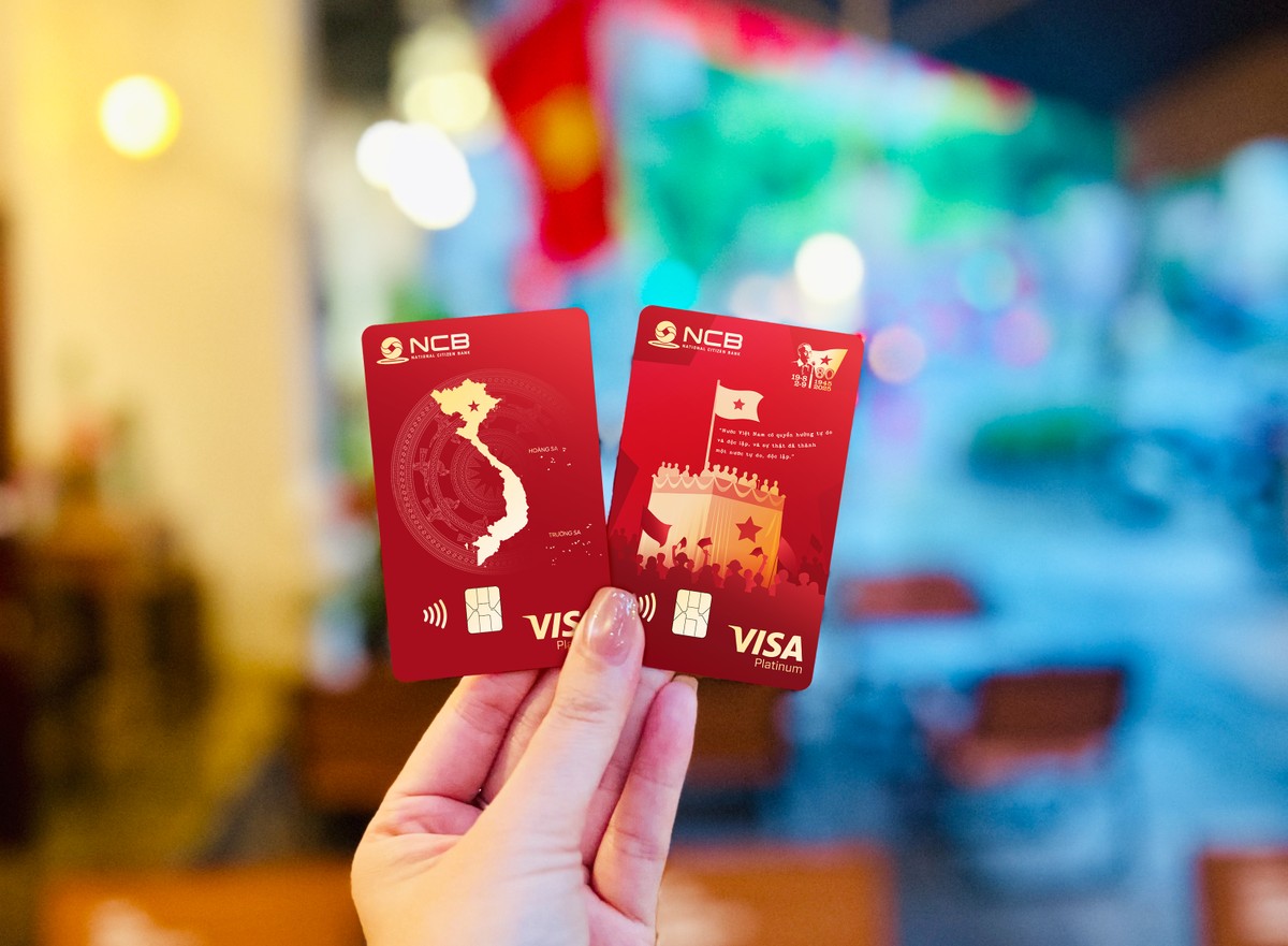 Thẻ NCB Visa Tự Hào gồm hai phiên bản đặc biệt