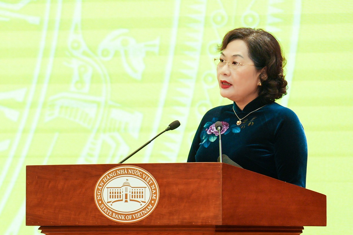 Thống đốc NHNN Nguyễn Thị Hồng phát biểu tại Sự kiện