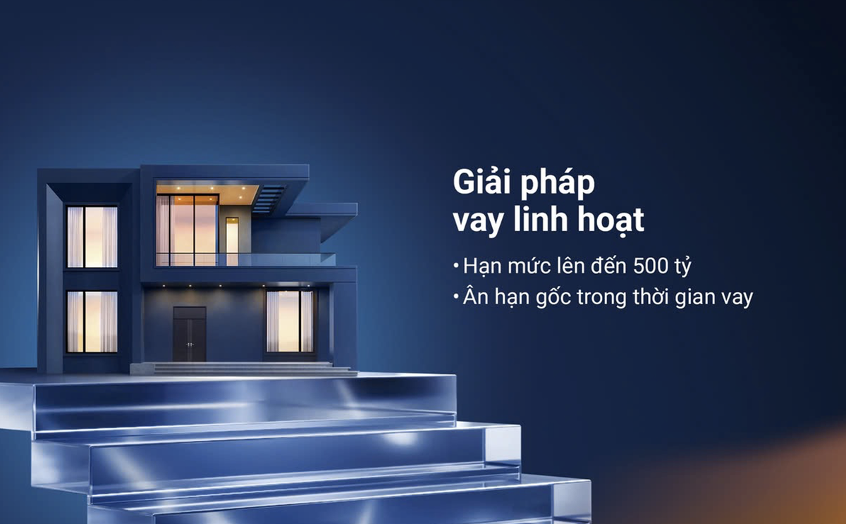 Giải pháp nguồn vốn được thiết kế theo hướng linh hoạt với hạn mức tài trợ lên đến 500 tỷ đồng, ân hạn gốc trong thời gian vay.