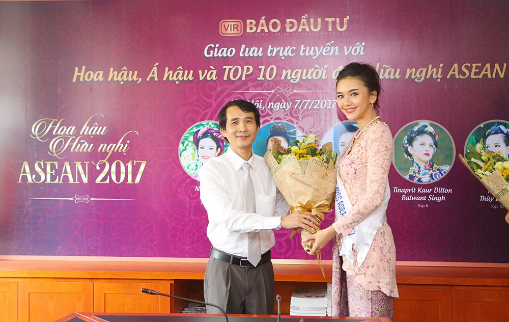 Hoa hậu, Á hậu và Top 10 Miss ASEAN Frendship 2017 giao lưu trực tuyến với độc giả Báo Kl99ok phiên bản mới ảnh 49