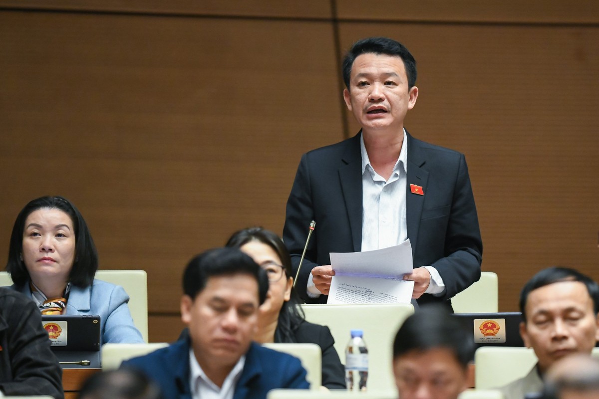 Đại biểu Trần Quang Minh (đoàn Quảng Bình)