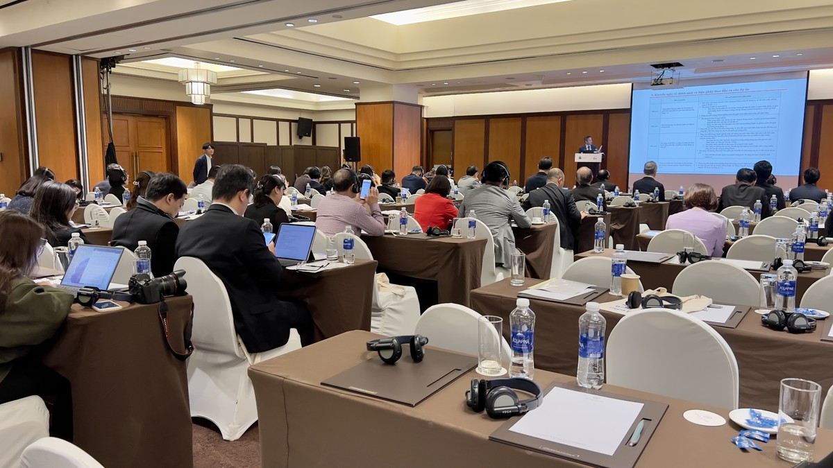 Hội thảo “Chiến lược Phát triển thị trường 99Kl99 link đăng nhập 2021-2030 - Những thách thức và tầm nhìn” sáng 21/3/2023 (Ảnh: M.Minh)