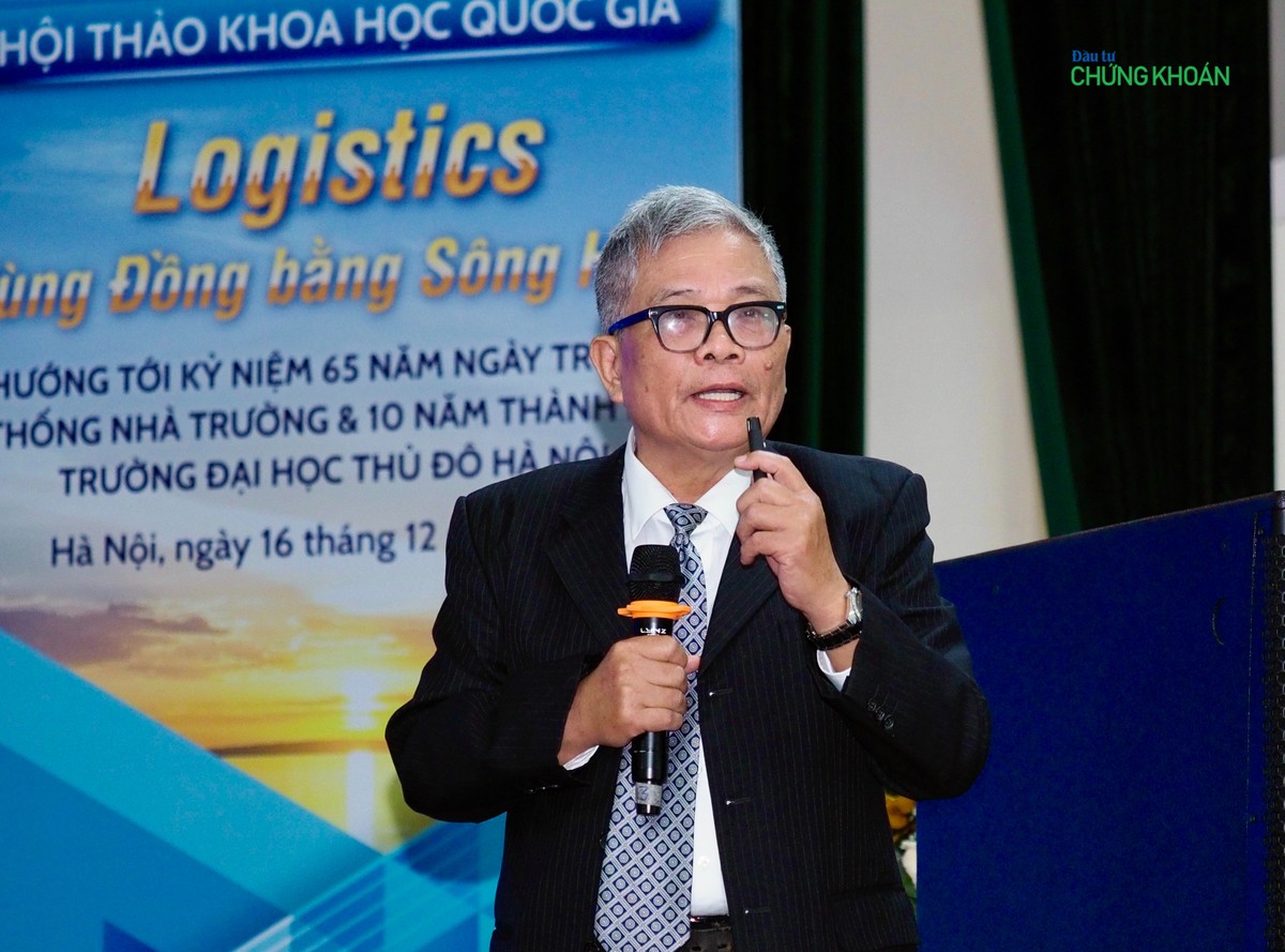 GS.TS Đặng Đình Đào phát biểu tại Hội thảo (Ảnh: M.Minh)