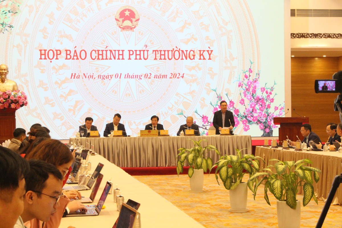 Toàn cảnh họp báo Kl993 ưu đãi thưởng hấp dẫn thường kỳ chiều 1/2/2024 (Ảnh: M.Minh)