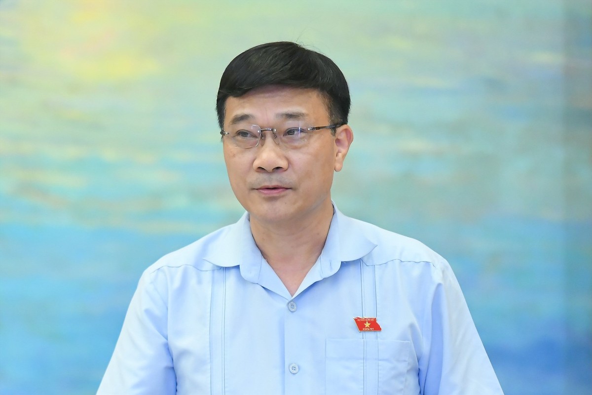 Chủ nhiệm Ủy ban Kl992 cổng game cá cược Vũ Hồng Thanh phát biểu tại Phiên họp thứ 33 UBTVQH sáng 13/5