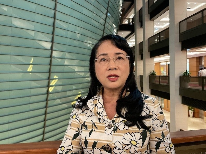 Đại biểu Trần Kim Yến (đoàn TP HCM)